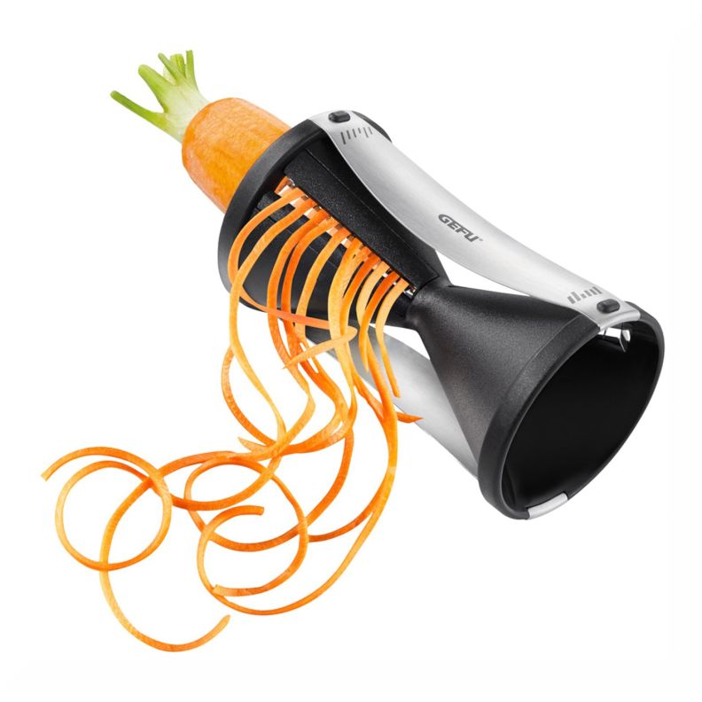 Daržovių pjaustymui spageti formos spiralėmis