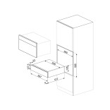 SMEG somelje stalčius CPS315X  | 4