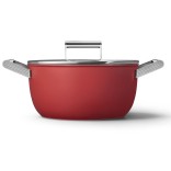 SMEG puodas su dangčiu, raudonos spalvos | 1
