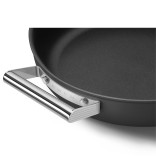 SMEG troškintuvas su dangčiu, juodos spalvos Ø 28 cm, 3,7 l | 5