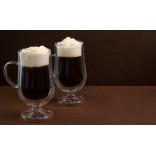 LifetimeBRANDS dvigubo stiklo Irish Coffee puodelių rinkinys, 2 vnt., 275 ml  | 2