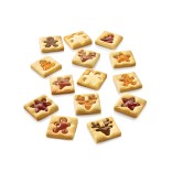 SILIKOMART  15 - os sausainių kepimo forma "Winter Holiday" 24,3 x  15,3 x 2 cm | 4