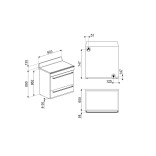 SMEG dujinė viryklė su elektrine orkaite  | 11