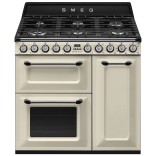 SMEG dujinė viryklė su 3 elektrinėmis orkaitėmis  | 1