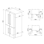 SMEG šaldytuvas FQ60XF  | 7