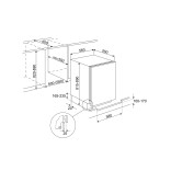 SMEG šaldiklis U4F082F1  | 3