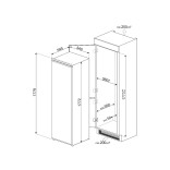 SMEG šaldytuvas S8L1743E  | 3