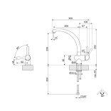 SMEG vandens maišytuvas MF8P2  | 3