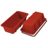 SILIKOMART stačiakampė silikoninė kepimo forma "Plum cake SFT330" 26 x 10 cm (viso: 1,55 l) | 1