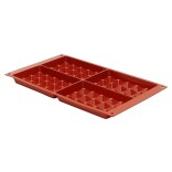 SILIKOMART silikoninė kepimo forma vafliams "Waffel Classic SF155" 4 x 137 ml (viso: 548 ml) | 4