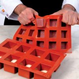 SILIKOMART silikoninė kepimo forma "SF105 Cubo" 15 x 42 ml (viso: 630 ml) | 4