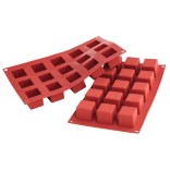 SILIKOMART silikoninė kepimo forma "SF105 Cubo" 15 x 42 ml (viso: 630 ml) | 1