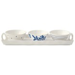 EASY LIFE dubenėlių ir padėklo rinkinys "Elegance", 4 vnt. 33,5 cm x  11 cm | 1