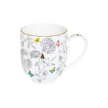 EASY LIFE porcelianinis puodelis "Fleurs & papillons", 300 ml  | 1