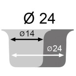 LACOR įdėklas virimui garuose, Ø 24 cm  | 3