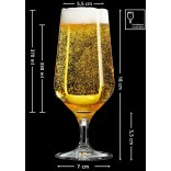 RITZENHOFF & BREKER taurės alui "Mambo", 4 vnt., 370 ml  | 2