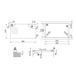 SMEG dujinė - indukcinė kaitlentė PM6954R  | 5