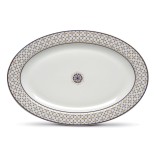 POZZI MILANO porcelianinė serviravimo  lėkštė "Charles", 36 x 24,5 cm  | 1
