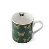 LIFETIMEBRANDS porcelianinis puodelis "Butterflies", 280 ml  | 2