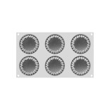 SILIKOMART silikoninė kepimo forma "Mini wave", 6 x 105 ml (viso: 630 ml)  | 3