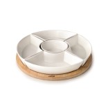 LACOR serviravimo lėkštė  "Bambu Zensai", Ø 26 cm, 5 skyriai  | 1