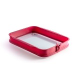 COOX silikoninė išlankstoma kepimo forma su serviravimo padėklu, 3,8 l, 37x31x6,5 cm  | 1