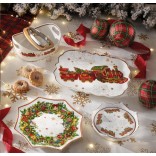 BRANDANI porcelianinė lėkštė "Christmas" Ø 27 cm | 2