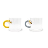 WD LIFESTYLE stiklinių puodelių rinkinys "Bee" 2 vnt, 130 ml | 1