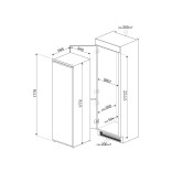 SMEG šaldytuvas S8L1721E  | 3