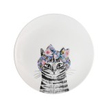 LifetimeBRANDS porcelianinių lėkščių rinkinys "Cat and dog", 2 vnt. Ø 21 cm | 4