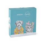 LifetimeBRANDS porcelianinių lėkščių rinkinys "Cat and dog", 2 vnt. Ø 21 cm | 7