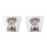 LifetimeBRANDS porcelianinis laikiklis kiaušiniui "Puppy", 2 vnt.  | 1