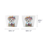 LifetimeBRANDS porcelianinis laikiklis kiaušiniui "Puppy", 2 vnt.  | 4