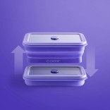 COOX silikoninė sulankstoma dėžutė "Collaptibox" 450 ml | 2