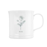 MARY BERRY porcelianinis puodelis "Rose" 300 ml | 1