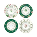 EASY LIFE porcelianinių lėkščių rinkinys "Botanic chic" 4 vnt., Ø 19 cm | 1