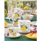 EASY LIFE porcelianinis dubuo "Fleurs et citrons" Ø 23 cm | 3