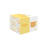 EASY LIFE porcelianinis puodelis "Twist yellow" 350 ml | 2