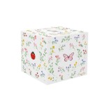 EASY LIFE porcelianinis puodelis su dangteliu ir sieteliu "Fancy Garden" 450 ml | 2