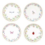 EASY LIFE porcelianinių lėkščių rinkinys "Fancy Garden" 2 vnt., Ø 16 cm | 1
