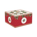 EASY LIFE porcelianinis puodelis su lėkštute "Christmas berries" 370 ml | 2