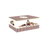 EASY LIFE porcelianinis puodelis su lėkštute "Sweet moments" 350 ml | 2