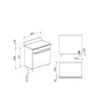 SMEG indukcinė viryklė su elektrine orkaite  | 7