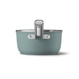 SMEG prikaistuvis su dangčiu, smaragdo spalvos Ø 20 cm, 3,1 l | 3