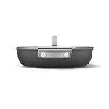 SMEG troškintuvas su dangčiu, juodos spalvos Ø 24 cm, 4,3 l | 3