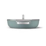 SMEG troškintuvas su dangčiu, smaragdo spalvos Ø 24 cm, 4,3 l | 3