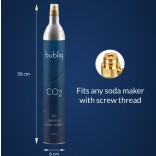 BUBLIQ CO2 angliarūgštės cilindras  | 2