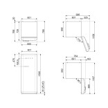 SMEG šaldytuvas FAB28RCR6 | 11
