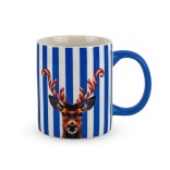 WD LIFESTYLE porcelianinis puodelis "Candy Cane Horn" 330 ml | 1