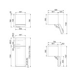 SMEG šaldytuvas FAB30RLI6 | 8